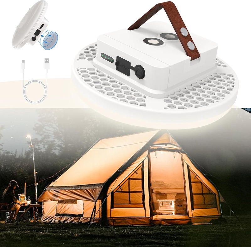 Amkulop Tent Light Rechargeable Hanging Flashlight Ultra Bright Led Camping Lantern with Waterproof Portable Tent Lamp for Camping Emergency Usage(Infinite Dimming) - Image 1